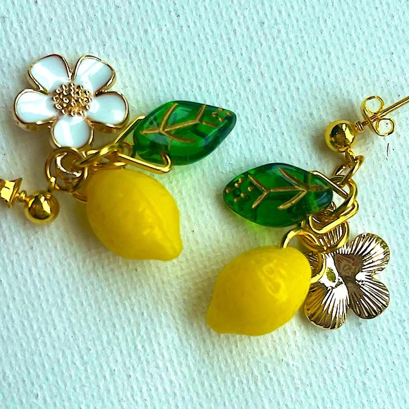 Anthro 🍋 Lemon 🍋 Earrings - Picture 5 of 7